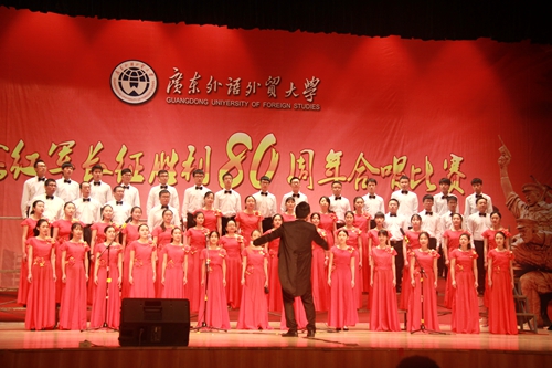 伟德国际victor1946合唱团激情演唱 伟德国际victor1946